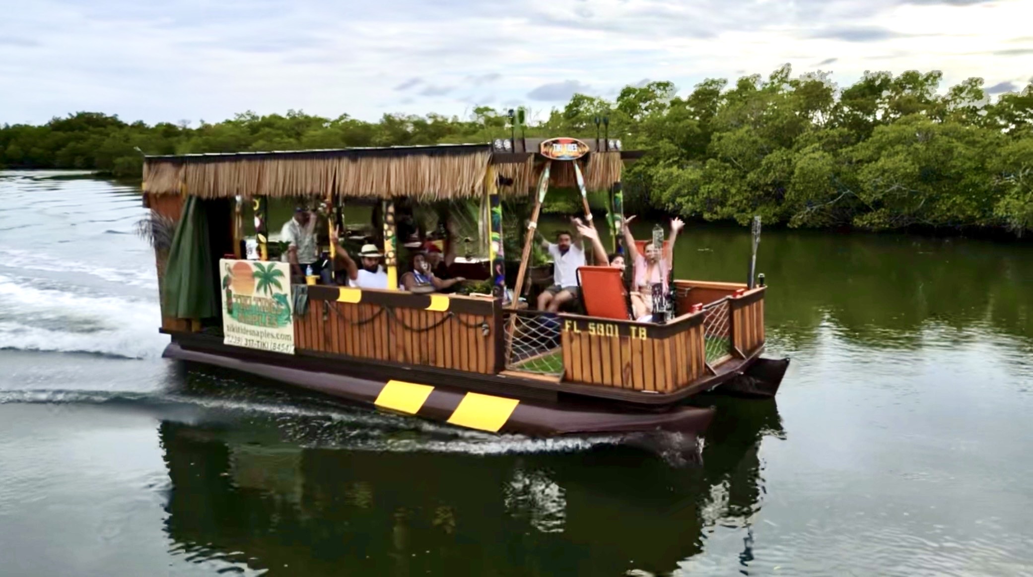 Watch Tiki Tides Naples boat video on YouTube